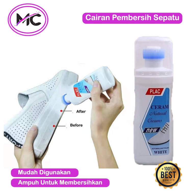 Cairan Pembersih Sepatu Cairan Pembersih Sepatu Ajaib Semir Cream Shoe Cleaner Krim Pemutih Sneakers