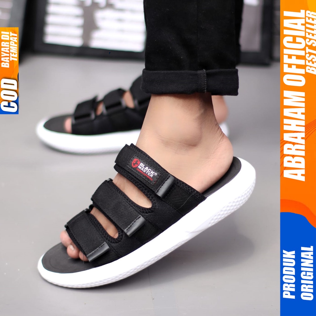 Sandal Pria Slide Casual Sendal Selop Pria Distro Original Abraham Nusa