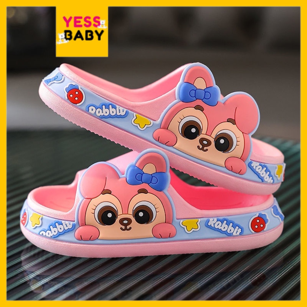 [COD] yessbaby STELLA DINO sandal Anak Laki-laki/Perempuan Bahan Karet Model Lucu Termurah Sepatu sendal Import Fahion sandal slop Terbaru Kekinian