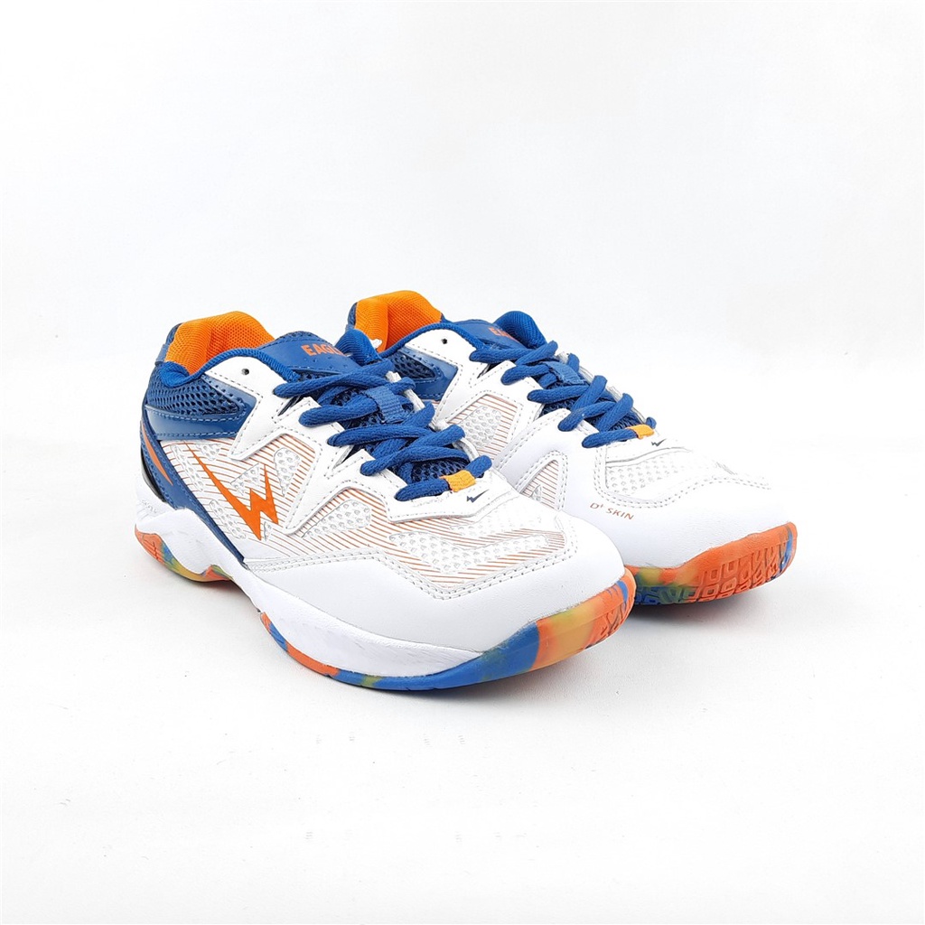 Sepatu olahraga badminton anak Eagle Hurricane.JR 32-36