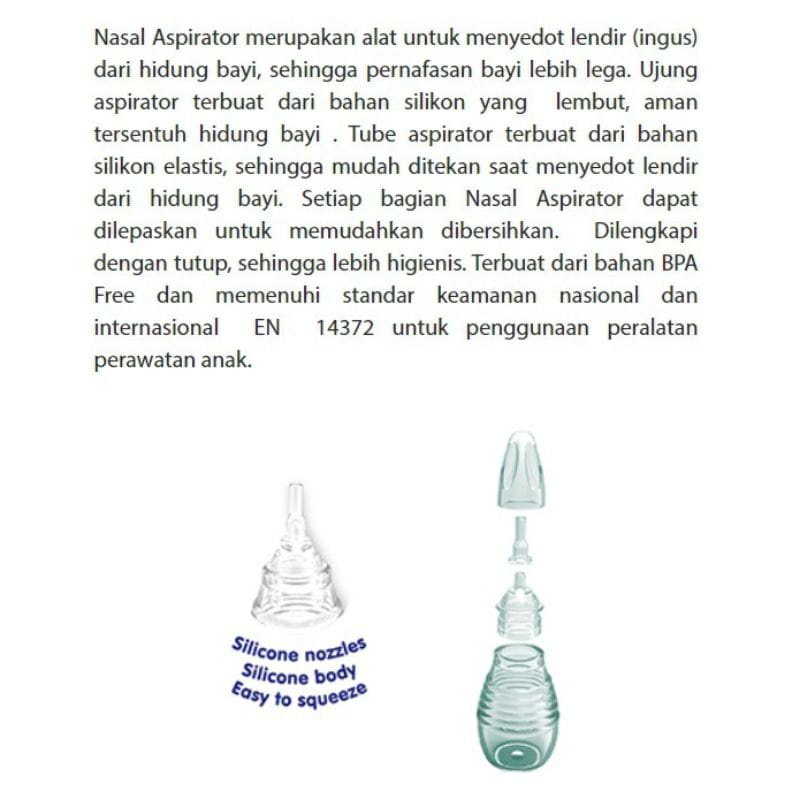 BABY SAFE NASAL ASPIRATOR NAS01 | NASAL ASPIRATOR WITH MOUTH SUCTION NAS02 | SEDOT INGUS BAYI TERMURAH