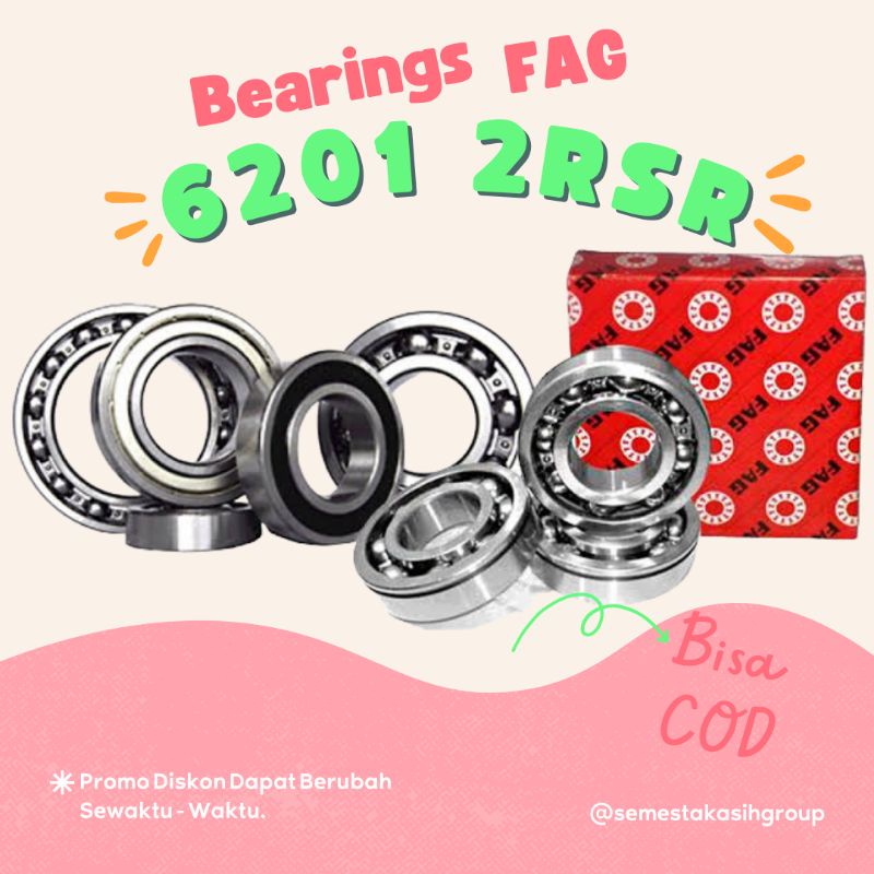 Bearing FAG 6201 2RSR