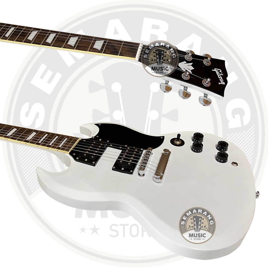 Gitar Elektrik Gibson SG White Custom Standart