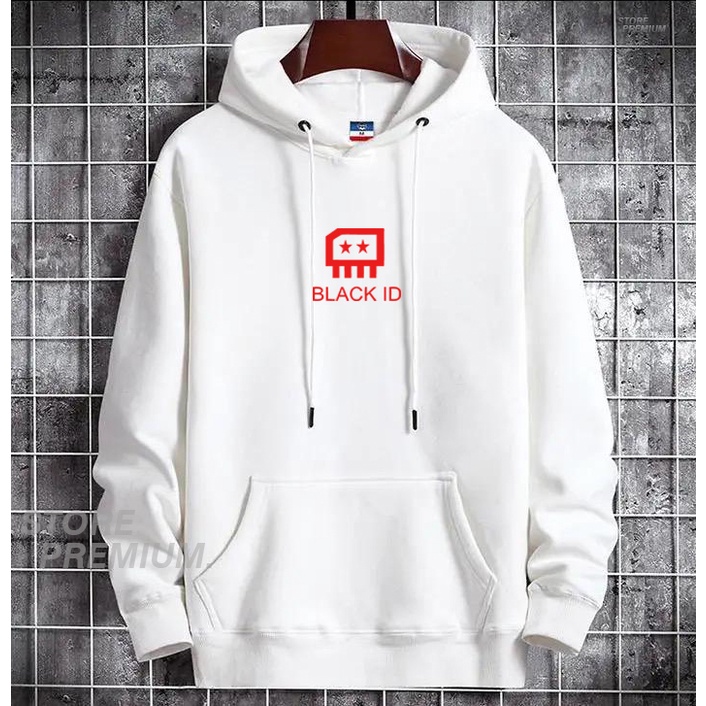 Promo Jaket Hoodie Blackid Text Merah Premiun Sweater Hoodie Pria Keren