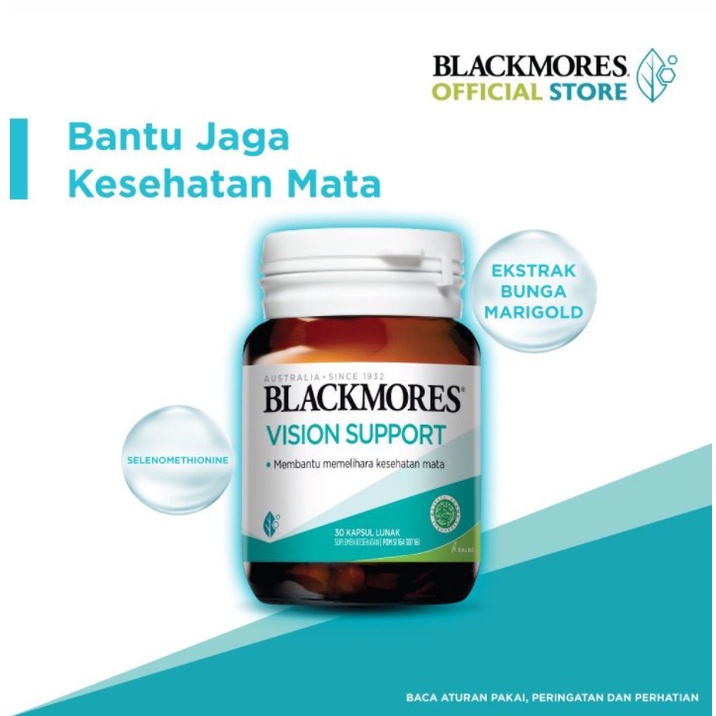 Blackmores Vision Support Lutein Vision Vitamin Mata - 30 Kapsul