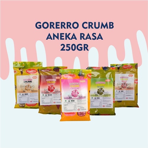 GOODRICH GORERRO BISCUIT CRUMB / TOPPING ANEKA RASA 250gr