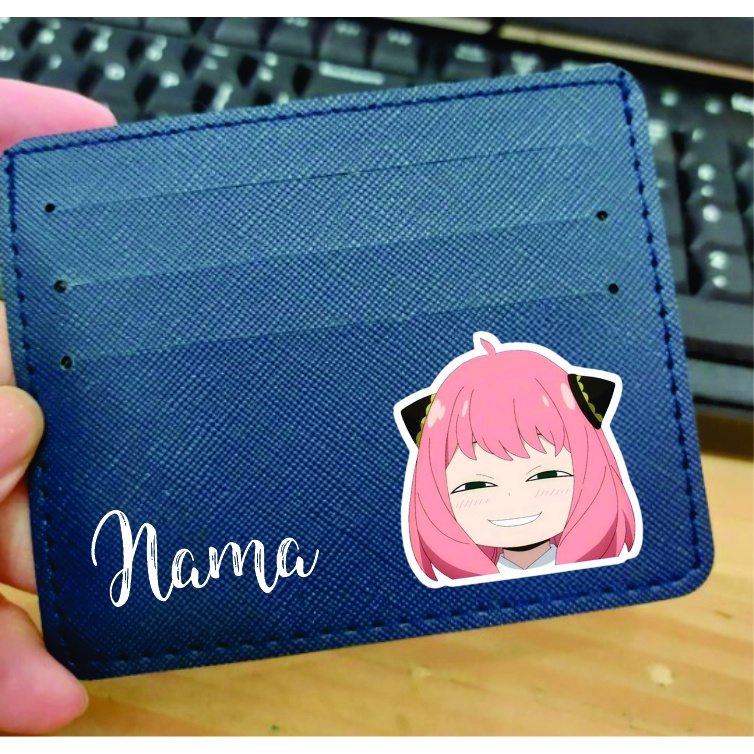 DOMPET KARTU / CARD WALLET SPY X FAMILY ANYA FORGER FREE TULIS NAMA