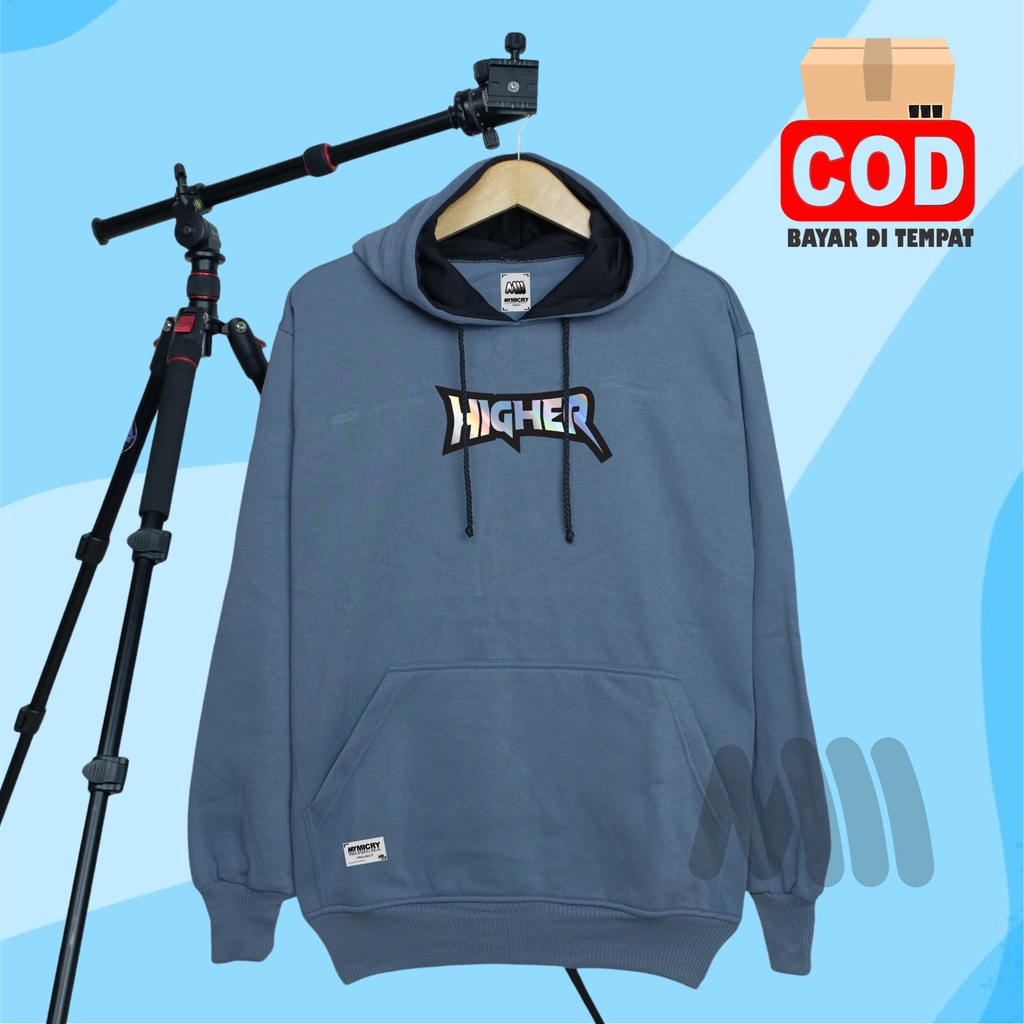 Sweater Hoodie Pria Keren Higher Terbaru Bahan Katun Flece Tebal Original Mymicry Brand Switer Hudie Cowok Cewek Populer  Buatan Lokal