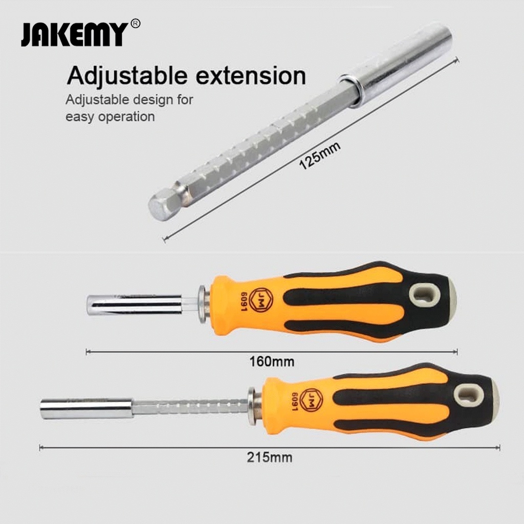 Jakemy 37in1 Obeng Set Lengkap Torx Tri-Angle Hex Plus Tool Set JM-6091