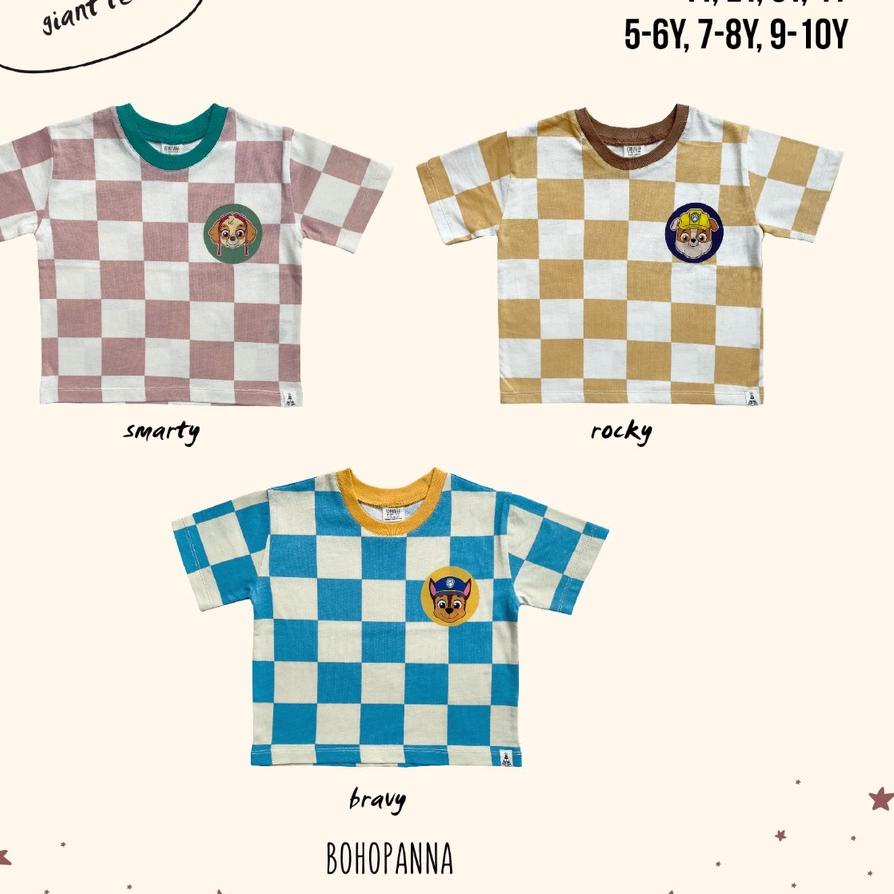 ➺ BOHOPANNA - GIANT TEE PAW PATROL- KAOS ANAK ❈