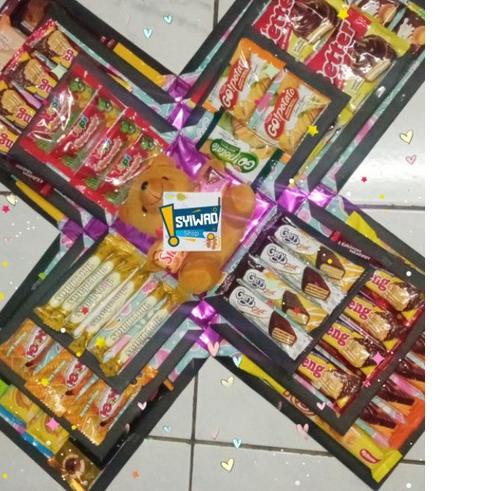 

♥ Explosion box snack ukuran besar 3 layer ❋