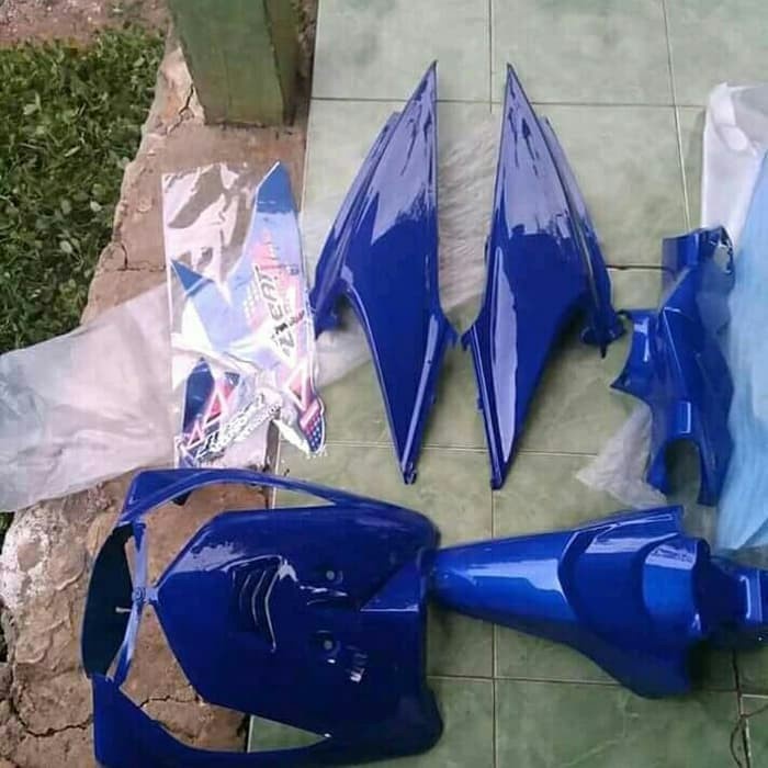 cover full body halus motor honda beat karbu full biru