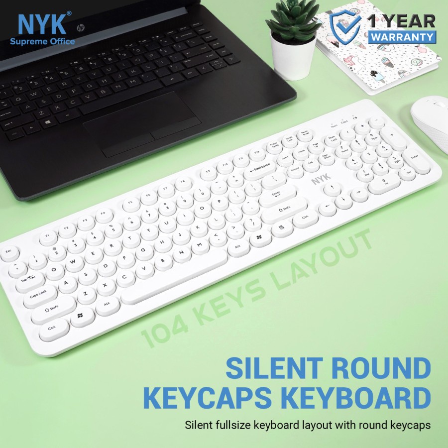 NYK K40 Keyboard Mouse Wireless Combo NYK Supreme K 40