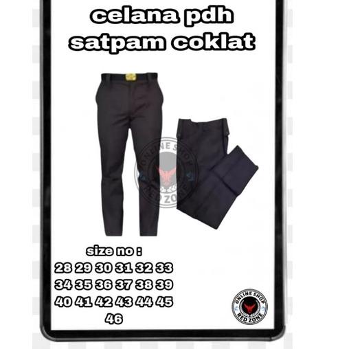 Ω Celana PDH Satpam , Celana PDH Satpam Coklat, Celana PDH Satpam Terbaru Coklat, Celana PDH Satpam 