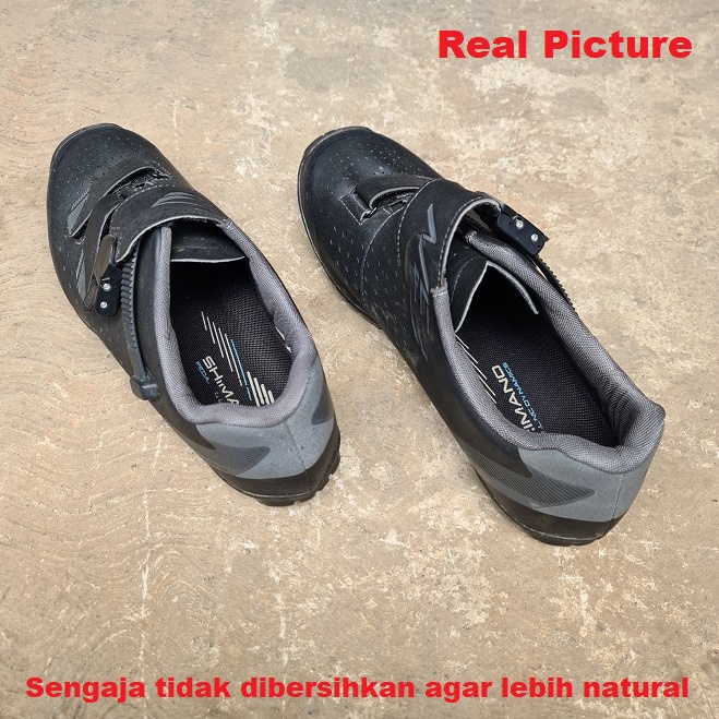 Shimano ME3 SH-ME301 Black Sepatu Cleat Sepeda MTB Size 43