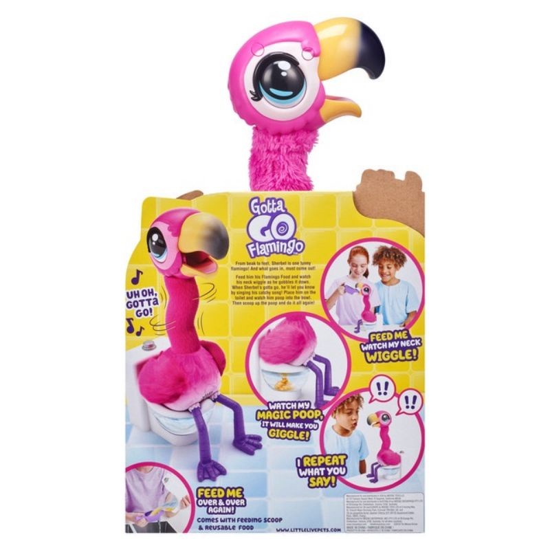 LITTLE LIVE PETS Gotta Go Flamingo Interactive Toy