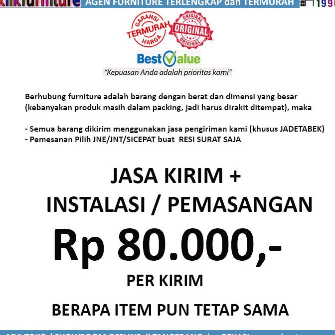 

Jasa Kirim dan Instalasi 80rb