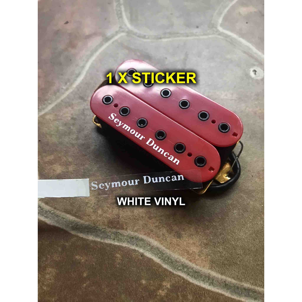Sticker Tempel Pickup Tulisan Seymour Duncan For Humbucker Single Soapbar Pickups Guitar Or Bass