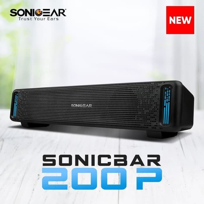 SonicGear 200P Powerful SoundBar Sonicbar with Brilliant Light Effect