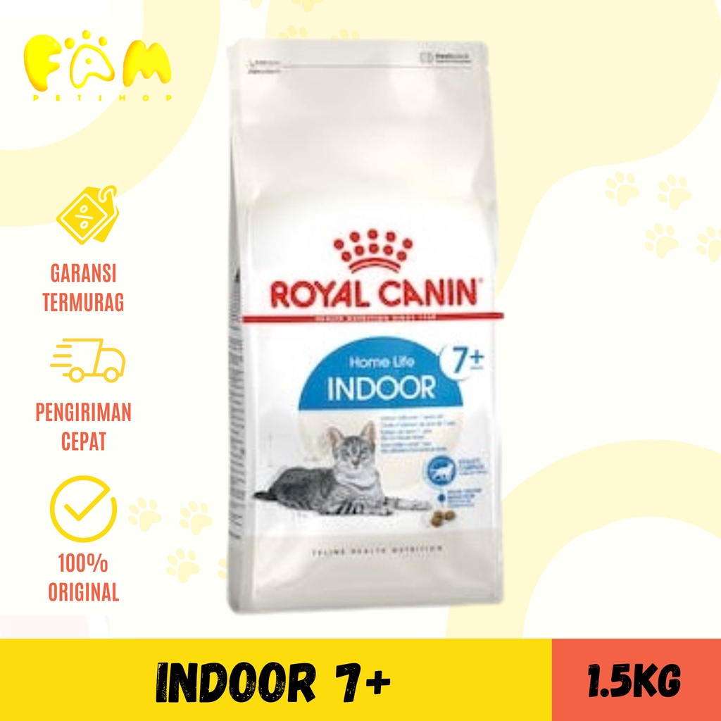 Royal Canin Indoor 7+ 1.5kg - Makanan Kucing Tua / Cat Food