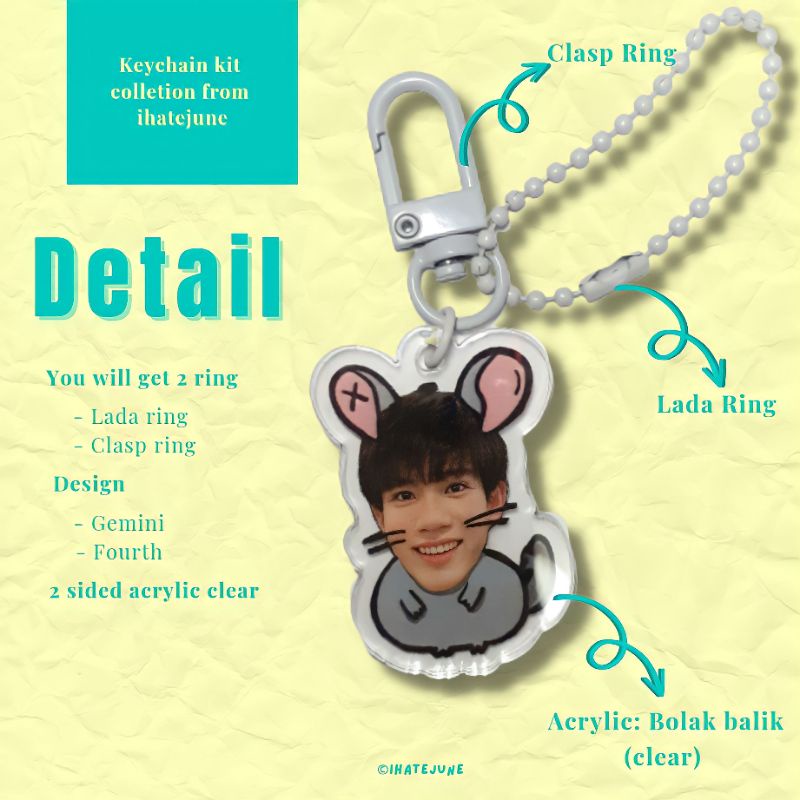 KEYCHAIN THAI ACTOR [MY SCHOOL PRESIDENT]