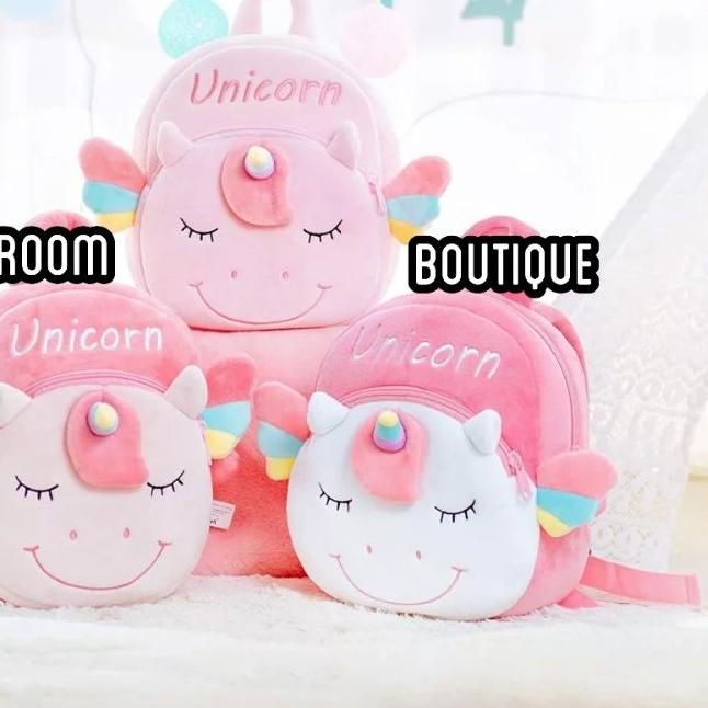 ◙ Tas Ransel Boneka Anak Karakter Unicorn Perempuan Sekolah Paud Tk ❆