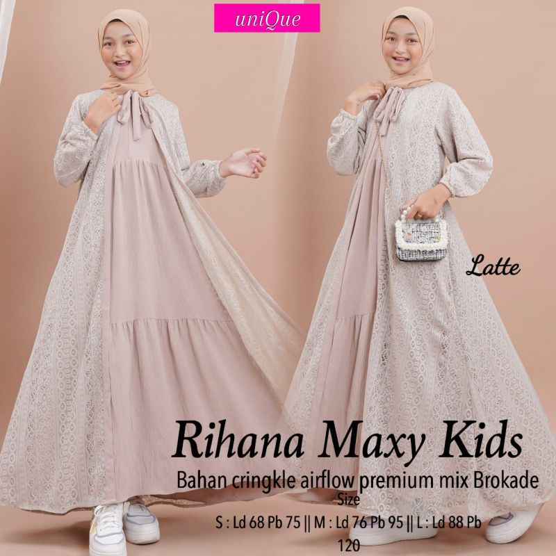 Rihana Maxy Kids Gamis Ori by Unique