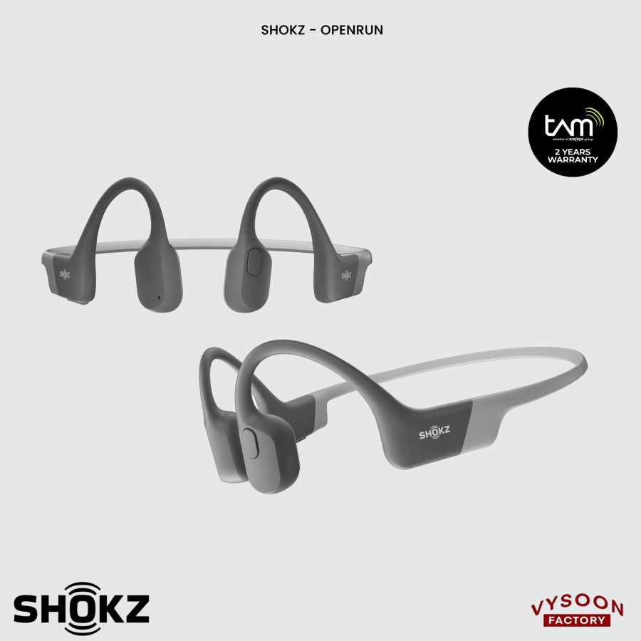 Shokz Open Run - Bone Conduction Open Ear Endurance Headphones