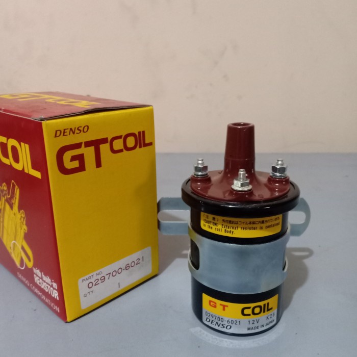 Coil Ignition Kijang Caryy Gt Coil Asli Denso 029700-6021 Kode 258