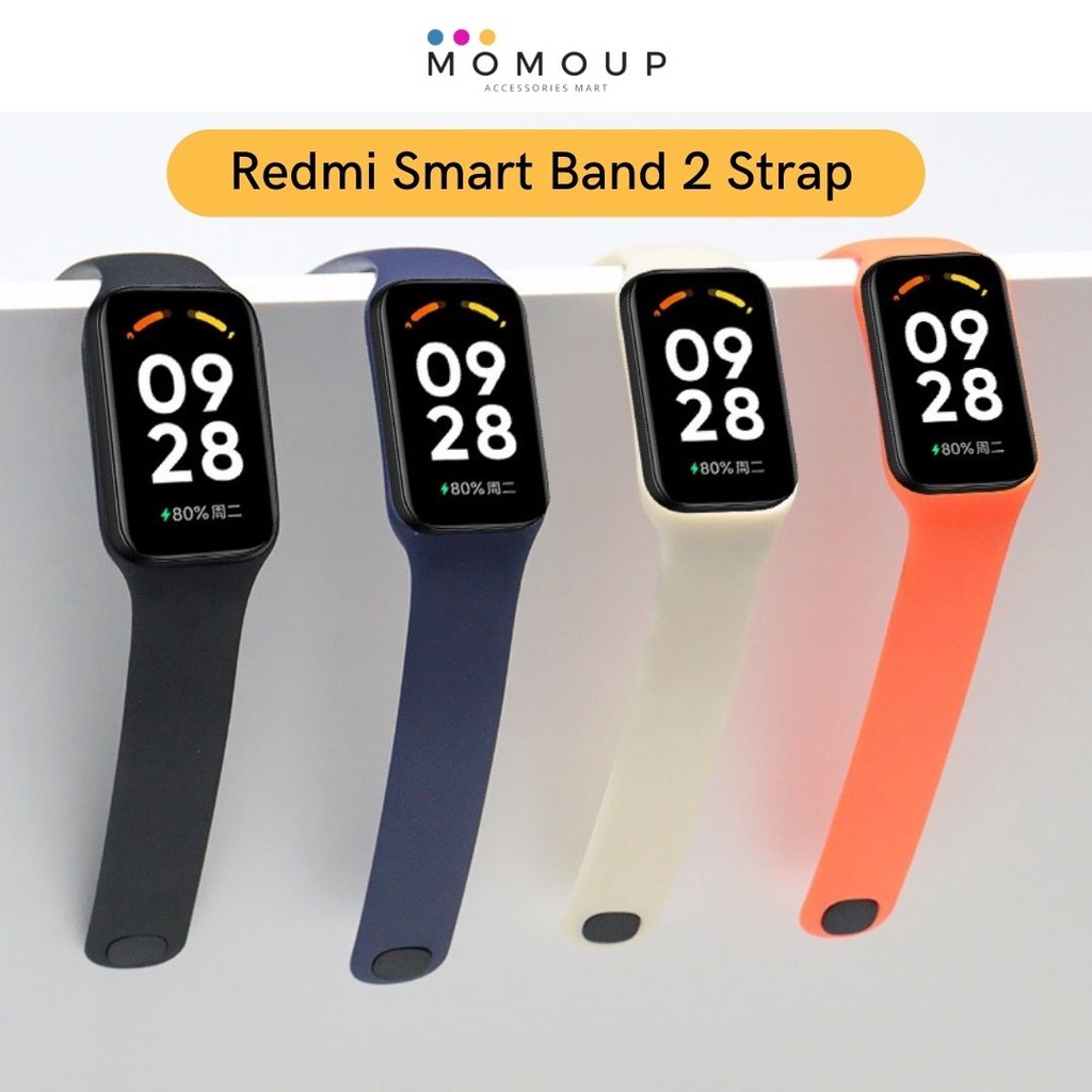 Strap Xiaomi Redmi Smart Band 2 Tali Pengganti Jam Redmi Band 2 Bahan Silikon Polos