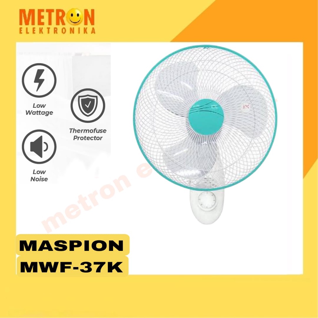 MASPION MWF 37 K KIPAS ANGIN / WALL FAN 14 INC / MWF37K