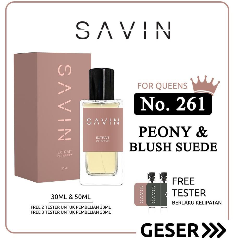 ☉ SAVIN PARFUM No. 261 Peony & Blush Suede ✱