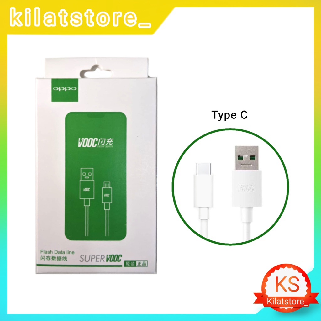 Kabel Data Oppo VOOC Micro USB &amp; Type C Fast Charging