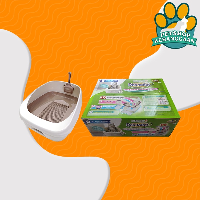 Unicharm Pet Deo Toilet Cat Litter Litter Box Bak Pasir