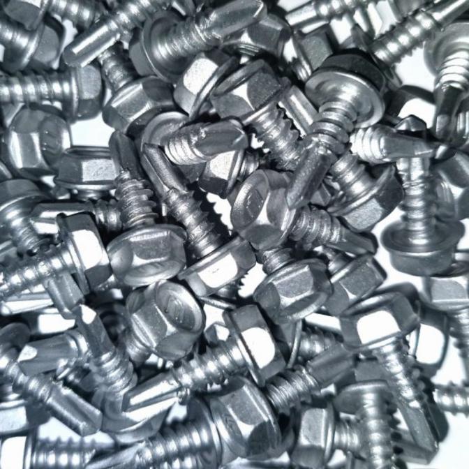 SKRUP BAUT BAJA RINGAN / SKRUP ROOFING 100pcs