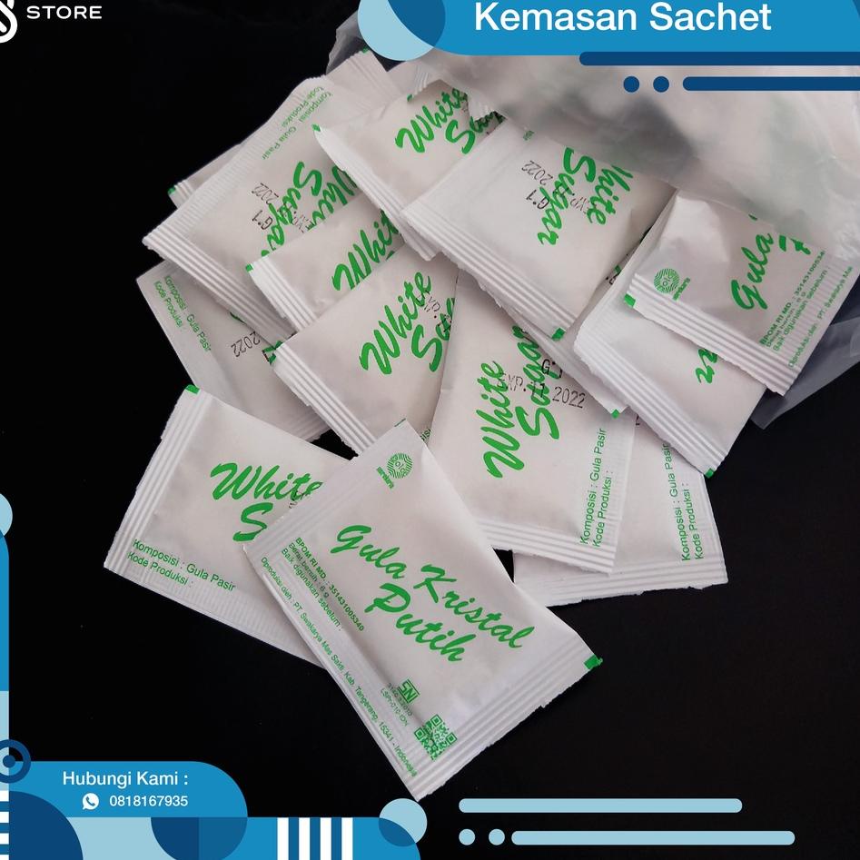 

Wow banget Gula Pasir Putih Kemasan Sachet Higienis 125pcs TERMURAH