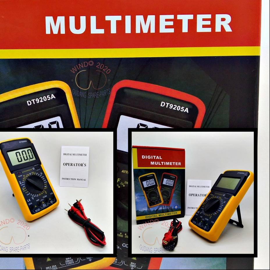 ℗ AVO METER | MULTI TESTER DIGITAL DT9205A | AVO METER DIGITAL DT9205A | DIGITAL AVO METER DT9205A ←
