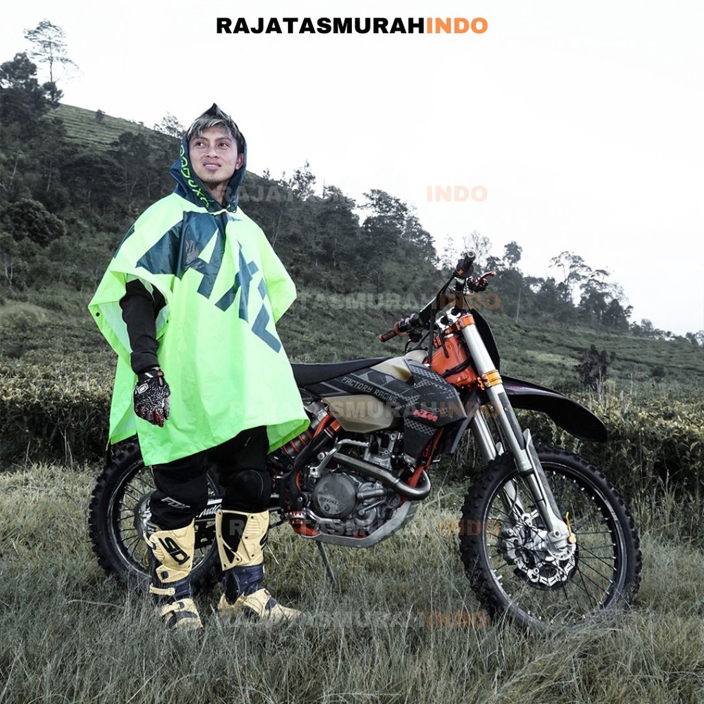 RTM - EXOM Raincoat - Jas Hujan Trail Motorcross Adventure Trabas Hiking