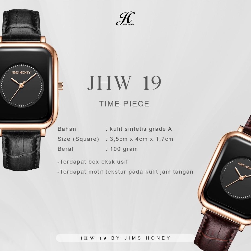 (BISA COD) JAM TANGAN CEWEK TERBARU ANALOG JIMS HONEY JHW 19 IMPORT PROMO FREE BOX