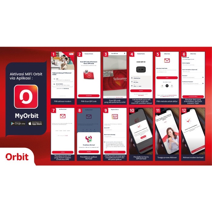 Modem Wifi Telkomsel Orbit Mifi N1 Portable Garansi Resmi HKM 2 Tahun