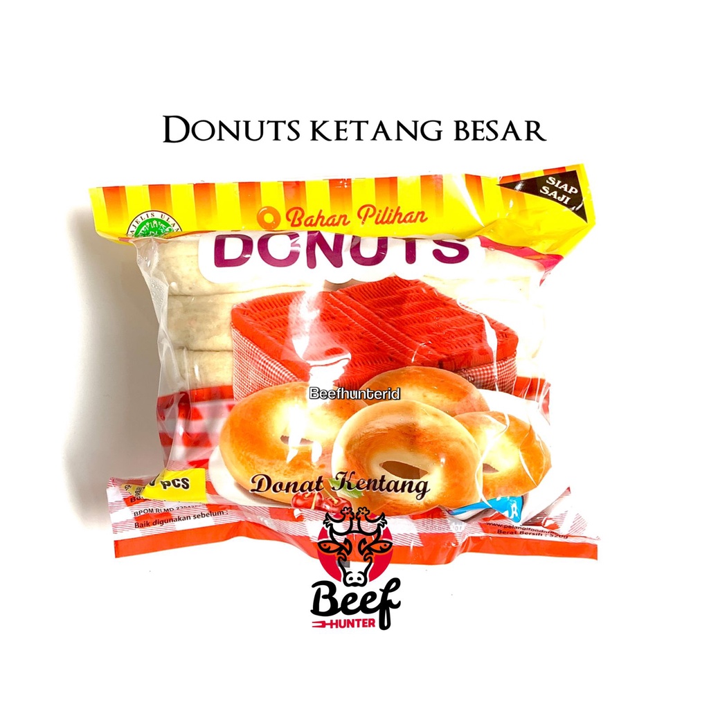 Pelangi Donat Besar - Donat Mini - Donat isi Coklat Sesuai Varian