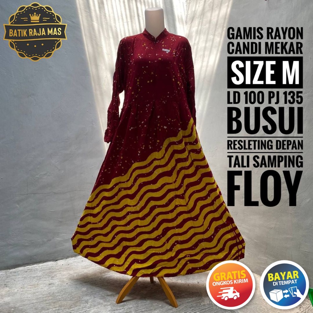 Gamis Lebaran 2023 Model Gamis Terbaru Wanita Dewasa Remaja Ibu Ibu Busui Friendly Resleting Depan T