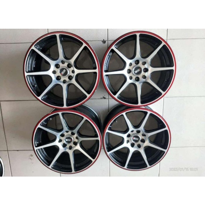 VELG MOBIL RACING XXR RING 16 LEBAR 7/8 PCD 4x100, 4x114 YARIS ETIOS MOBILIO SIRION XENIA