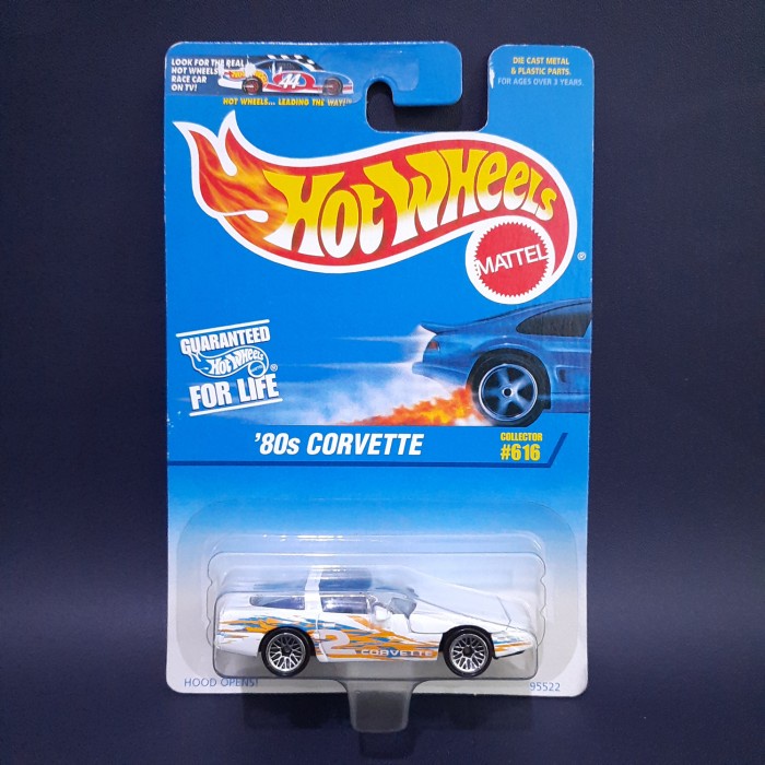 HOTWHEELS 80S CORVETTE OPEN HOOD
