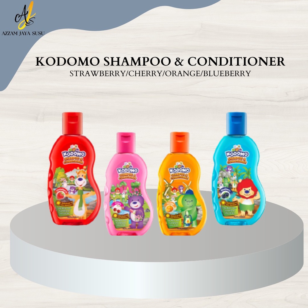 Kodomo Shampoo & Conditioner 2 in 1 / Azzam Jaya Susu