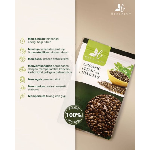 

[Herbalov] CHIA SEEDS - Organic Premium