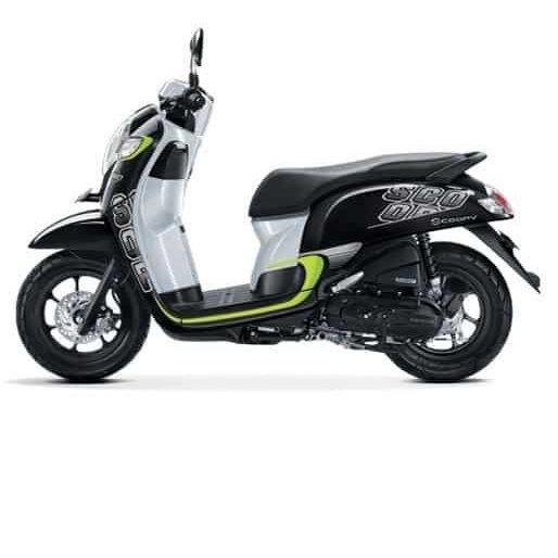 Kaca Spion Honda Scoopy Fi ESP New 2017 Hitam sepasang original