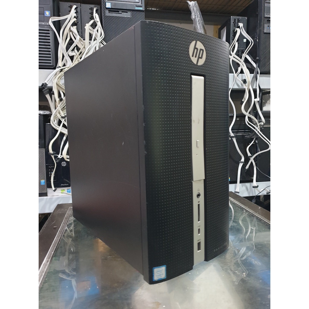 PC BUILTUP HP CORE i3 7100 RAM 8GB DDR4 SSD 256GB HDD 500GB