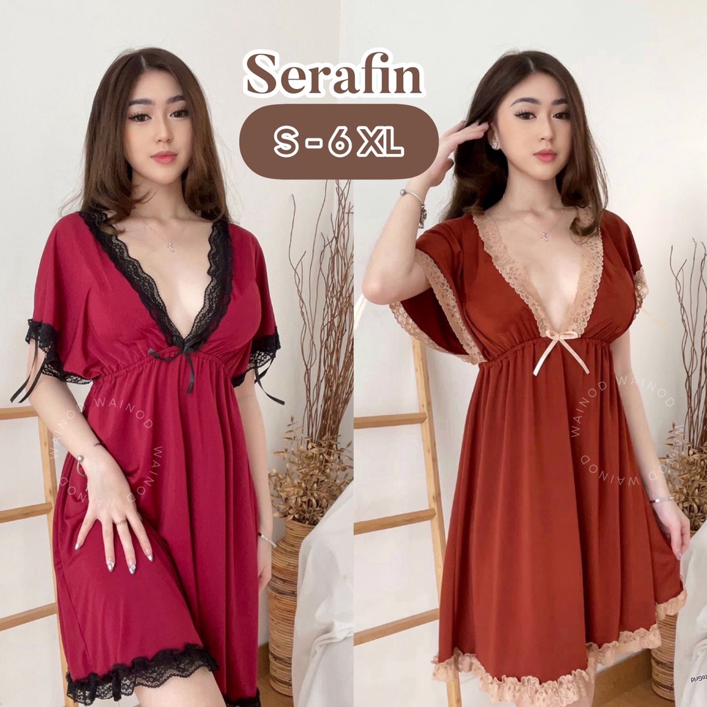 SERAFIN S-6XL sexy lingerie dress premium - WAINODSHOP