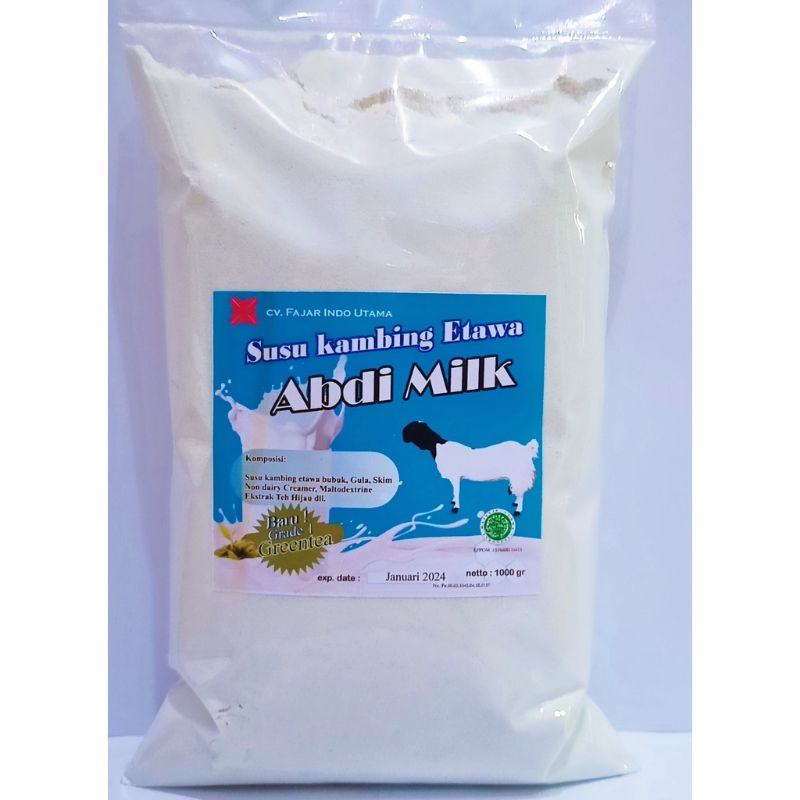 

Susu Kambing Etawa Grade 1 Rasa Greentea